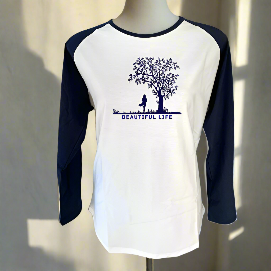 navy raglan t-shirt woman